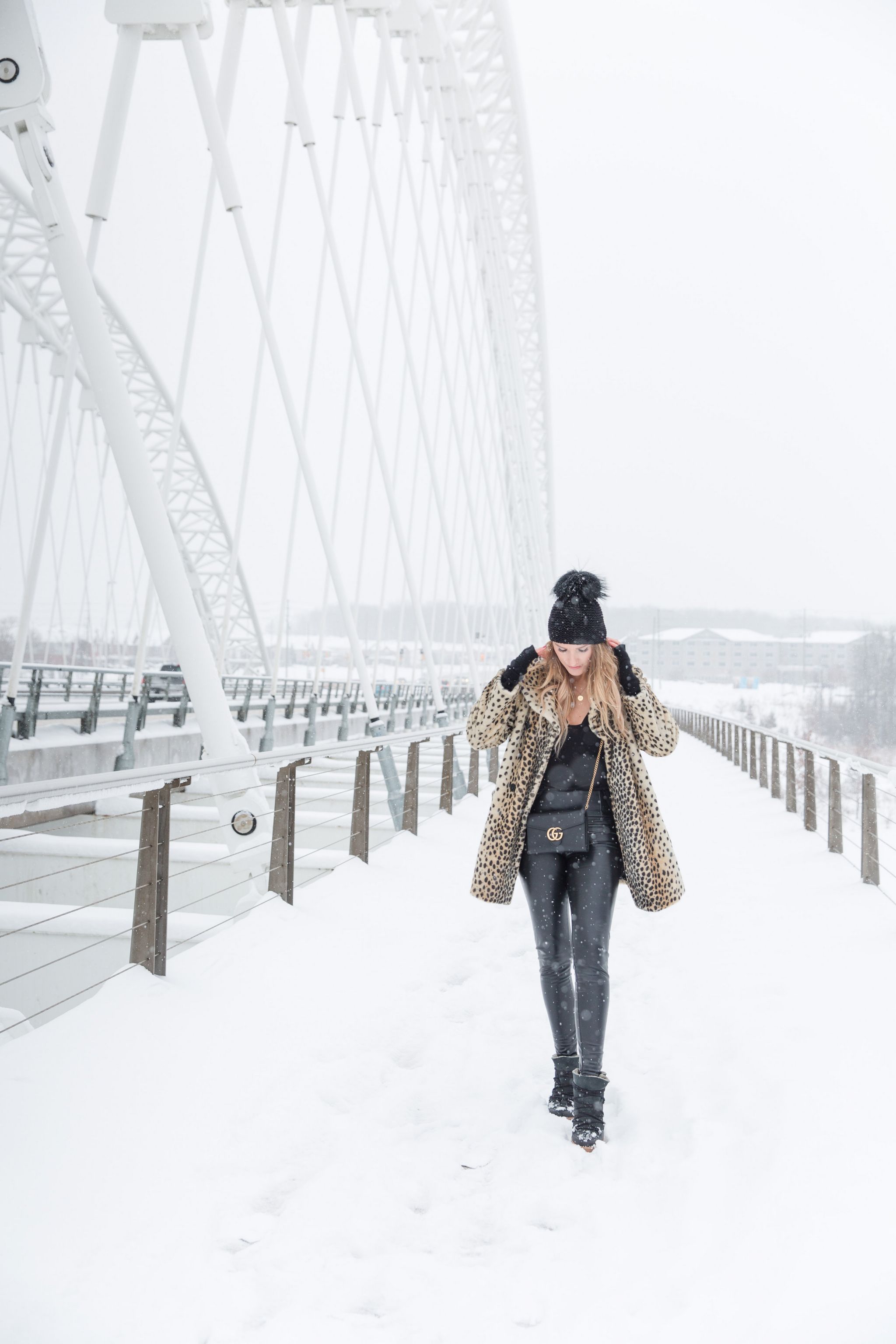 life with aco, leopard coat, winter outfit, ottawa blogger amanda conquer