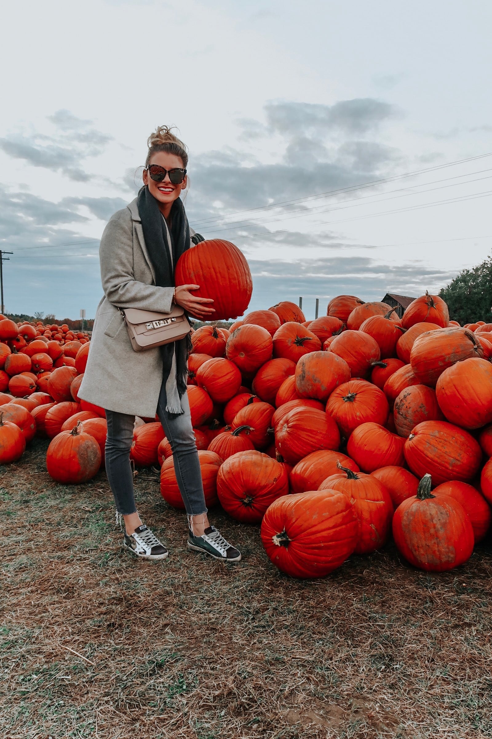 1 person, girl at pumpkin patch, abby hill Ottawa Ontario