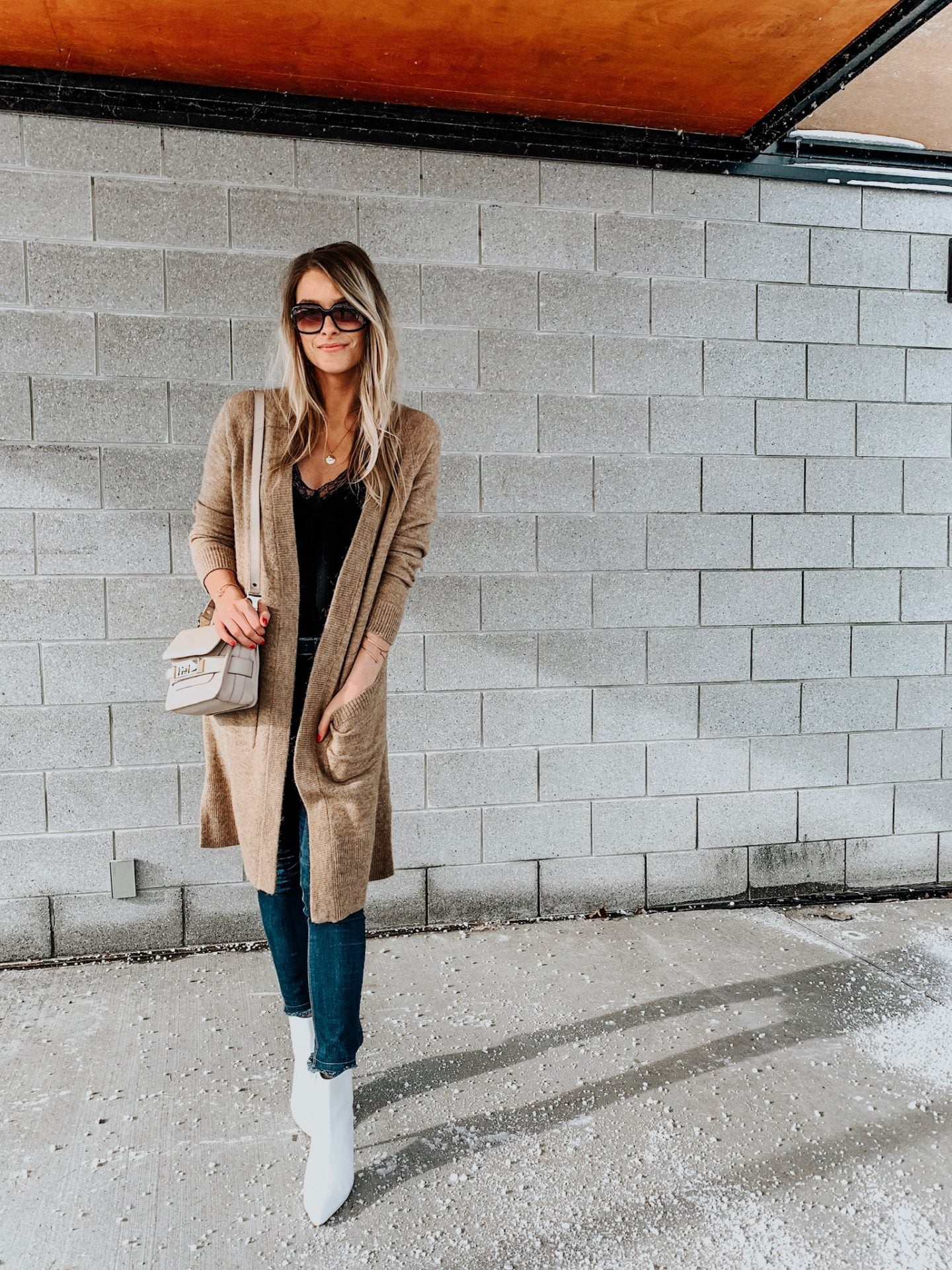 Winter white ankle booties cheap