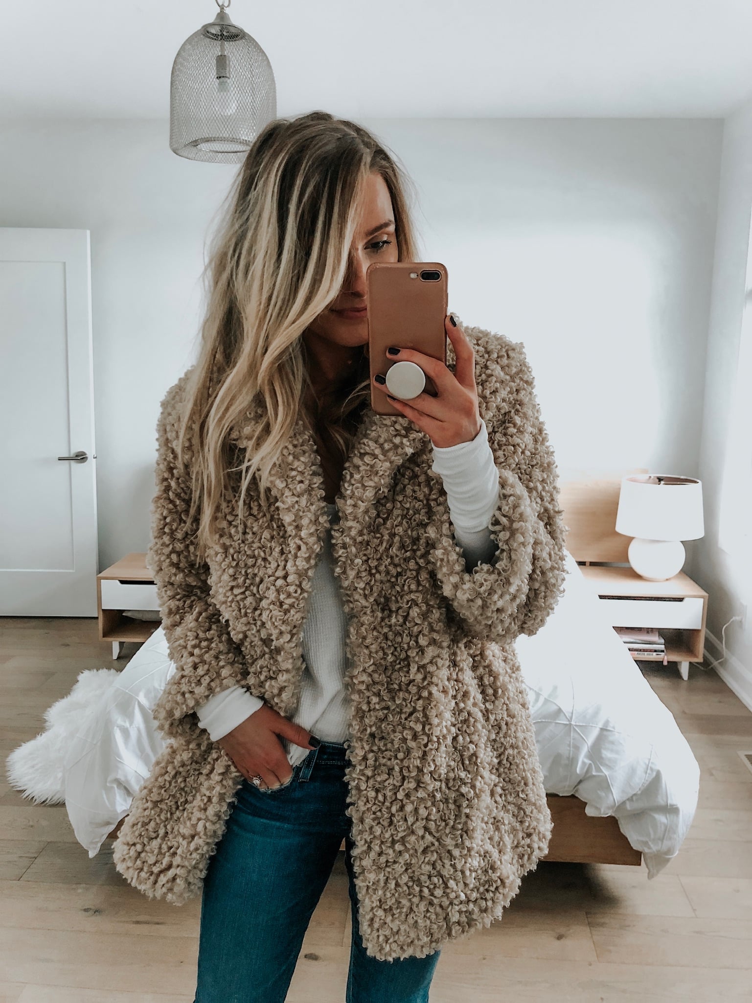 zara teddy coat