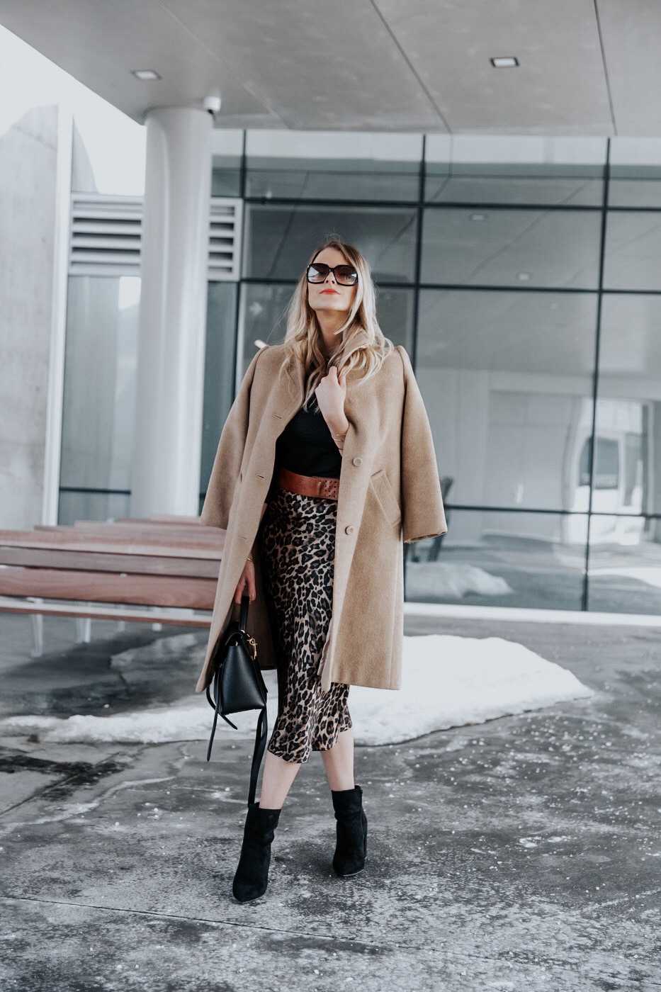 LEOPARD MIDI SKIRT WITH ANKLE BOOTS - Life with A.Co by Amanda L. Conquer